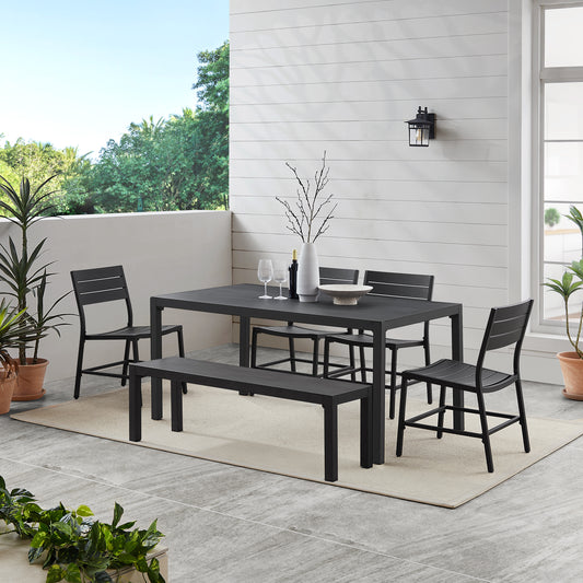 Alora Aluminum 7 PC Dining Set