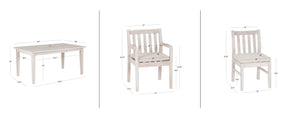 Svana Natural Dining Set 7PC - Elite Maison
