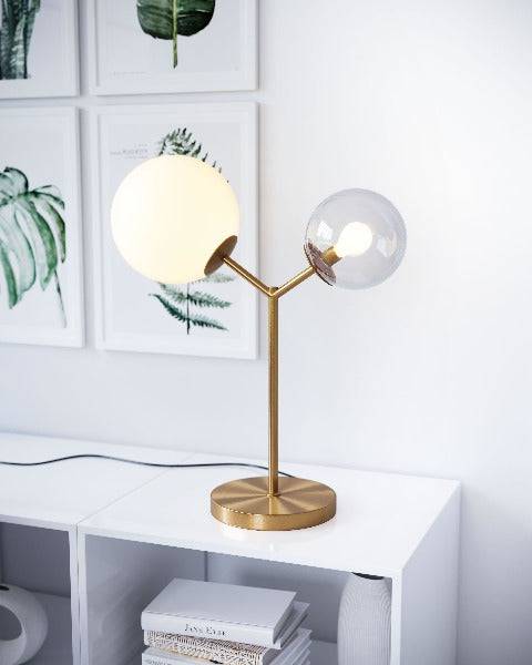 Constance Table Lamp Brass - Elite Maison