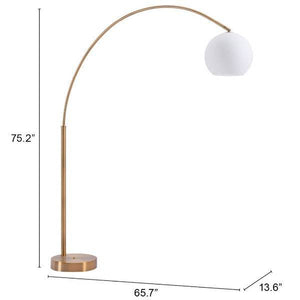 Griffith Floor Lamp Brass - Elite Maison