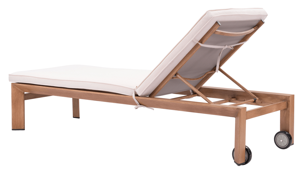 Cozumel Lounge Chair Beige & Natural - Elite Maison