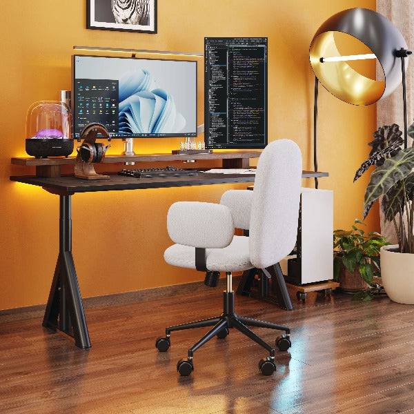 Lionel Office Chair Beige - Elite Maison